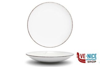 porcellana RITA FILO MARRONE - PIATTO PASTA CM 30 435 BACKSTAMP LIONESS A STAMPO ZAKLADY PORCELANY STOLOWEJ LUBIANA