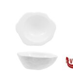 porcellana ROCK BIANCO-COPPA CONCAVA EFFETTO PIETRA CM.13,8X12 IN PORCELLANA IMPORT TAVOLA PROFESSIONAL