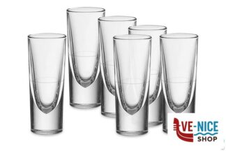 bicchiere liquore ROCKY - CONFEZIONE 6 BICCHIERI AMARO CL 13 CON RIGO BORGONOVO