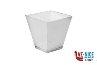 plastica ROMBO TRASP.-CONFEZIONE.25 BICC.COPP. CL.9,5 5,5X5,5 GOLD PLAST