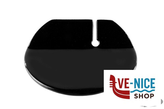 ceramica ROUND - POGGIAPOSATE NERO LUCIDO CM 10 IMPORT TAVOLA PROFESSIONAL - immagine 2