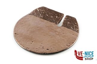 ceramica ROUND - POGGIAPOSATE NERO-RAME CM 10 IMPORT TAVOLA PROFESSIONAL