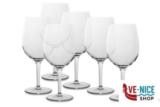 vetro RUBINO CALICE BORDEAUX CL 48 CF 6 BORMIOLI LUIGI