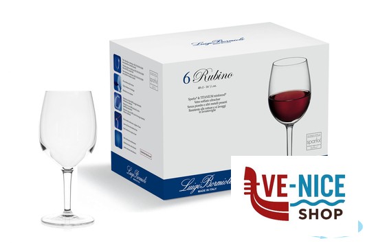 vetro RUBINO CONFEZIONE 6 CALICI GRANDI VINI CL 37 BORMIOLI LUIGI - immagine 3