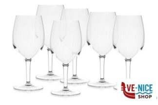 vetro RUBINO CONFEZIONE 6 CALICI GRANDI VINI CL 37 BORMIOLI LUIGI