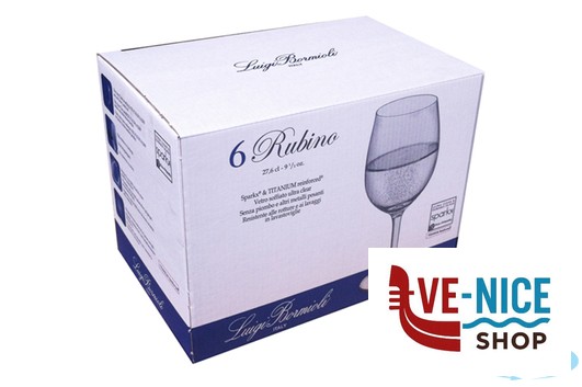vetro RUBINO CALICI ACQUA CL 27,6 CONFEZIONE 6PEZZI 7697-04 BORMIOLI LUIGI - immagine 4