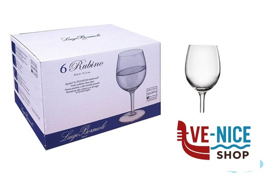 vetro RUBINO CALICI ACQUA CL 27,6 CONFEZIONE 6PEZZI 7697-04 BORMIOLI LUIGI - immagine 3