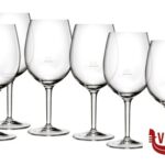 vetro RUBINO CF.6 CALICI CL37 TACCA CERTIFICATA 10147-30 BORMIOLI LUIGI