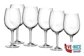 vetro RUBINO CF.6 CALICI CL37 TACCA CERTIFICATA 10147-30 BORMIOLI LUIGI