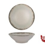 insalat zuppiere sals antipast RUSTIGROUND - INSALATIERA CM 20 H.6,4 CC850 IN PORCELLANA ALLUMINICA KUTAHYA SERAMIK