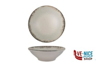 insalat zuppiere sals antipast RUSTIGROUND - INSALATIERA CM 20 H.6,4 CC850 IN PORCELLANA ALLUMINICA KUTAHYA SERAMIK