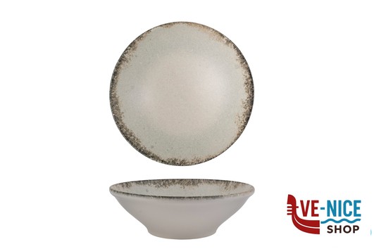 insalat zuppiere sals antipast RUSTIGROUND - INSALATIERA CM 20 H.6,4 CC850 IN PORCELLANA ALLUMINICA KUTAHYA SERAMIK