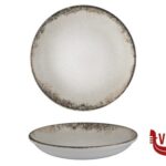 fondo RUSTIGROUND - PIATTO FONDO CM 25 H.5 CC1250 IN PORCELLANA ALLUMINICA KUTAHYA SERAMIK