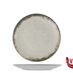 piano RUSTIGROUND - PIATTO FRUTTA CM 21 H.2,35 IN PORCELLANA ALLUMINICA KUTAHYA SERAMIK