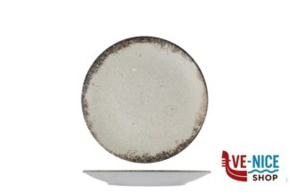 piano RUSTIGROUND - PIATTO FRUTTA CM 21 H.2,35 IN PORCELLANA ALLUMINICA KUTAHYA SERAMIK