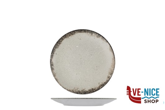 piano RUSTIGROUND - PIATTO PANE CM 17 H.1,9 IN PORCELLANA ALLUMINICA KUTAHYA SERAMIK