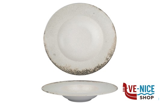 fondo RUSTIGROUND - PIATTO PASTA BOWL CM 27 H.5,2 CC400 IN PORCELLANA ALLUMINICA KUTAHYA SERAMIK