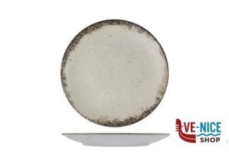 piano RUSTIGROUND - PIATTO PIANO CM 27 H.2,8 IN PORCELLANA ALLUMINICA KUTAHYA SERAMIK