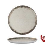 piano RUSTIGROUND - PIATTO PIANO NORDIC CM 19 H.2,2 IN PORCELLANA ALLUMINICA KUTAHYA SERAMIK