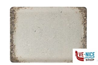 piano RUSTIGROUND - PIATTO RETTANGOLARE CM 30X22 H.2,3 IN PORCELLANA ALLUMINICA KUTAHYA SERAMIK