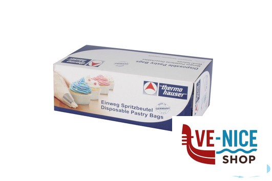 preparazione cibi SACCAPOCHE MONOUSO CM 30 CF.100 LISCI INTERNAMENTE E GOFFRATI ESTERNAMENTE THERMOHAUSER - immagine 4