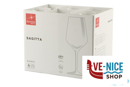 vetro SAGITTA-SPRITZ CALICE VINO CL 44 1.92351 CALICE CON TAGLIO A FREDDO , IN VETRO CRISTALLINO STAR GLASS ULTRABRILLANTE E TRATTAMENTO XLT BORMIOLI ROCCO - immagine 3