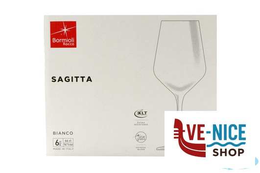 vetro SAGITTA-SPRITZ CALICE VINO CL 44 1.92351 CALICE CON TAGLIO A FREDDO , IN VETRO CRISTALLINO STAR GLASS ULTRABRILLANTE E TRATTAMENTO XLT BORMIOLI ROCCO - immagine 4