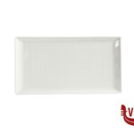 porcellana SAN MARINO-PIATTO RETTANGOLARE PORCELLANA BIANCA  CM.24X13 4334 ZAKLADY PORCELANY STOLOWEJ LUBIANA