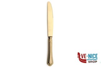 acciaio SANGIOVESE GOLD COLTELLO TAVOLA FORGIATO INOX CM.25,5 COMAS