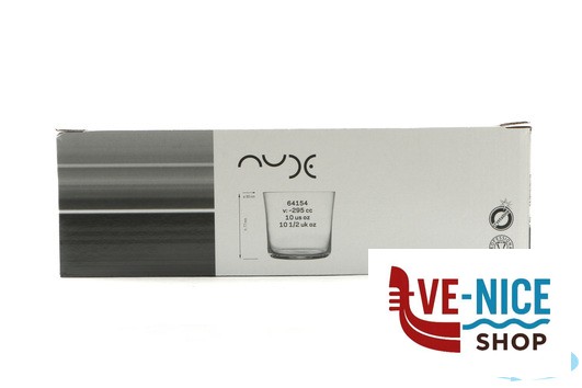 vetro SAVAGE-CONFEZIONE 6 BICCHIERI LOWBALL CL.29,5 NUDE 64154 PASABAHCE - immagine 4