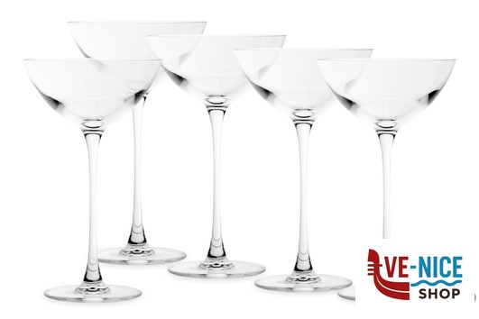 vetro SAVAGE-CONFEZIONE 6 CALICI COUPETINI CL.17 NUDE 67286 PASABAHCE