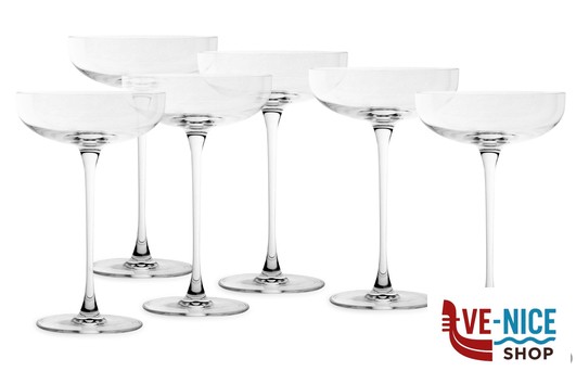 vetro SAVAGE-CONFEZIONE 6 CALICI COPPA CL.22 NUDE 67296 PASABAHCE