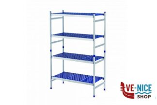 arredamento SCAFFALE 4 PIANI CM 97,5X47,5X170 03406 ARAVEN