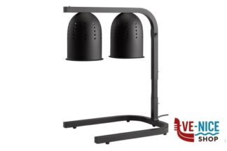 contenitori/espositori SCALDAVIVANDE A LAMPADA INFRAROSSI - ALTEZZA VARIABILE: DA CM 58 A 77,5 -CONTIENE 2 LAMPADE AD INFRAROSSI 250W - LUNGHEZZA CAVO 1,5 - POTENZA 230V APS ASSHEUER POTT GMBH E CO KG
