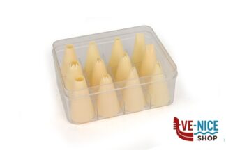 utensili vari per dolci SCAT. 12 BOCCHETTE STRETTE CM.6 POLIPROPILENE 123809 THERMOHAUSER