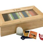 0 SCATOLA BORTABUSTINE THE CM.33,5X20 H.9 IN LEGNO CON FINESTRA TRASPARENTE CON INCISIONE -TEE- 4 SCOMAPRTI PER CIRCA 30 BUSTINE CAD.  11575 APS  ASSHEUER POTT GMBH E CO KG