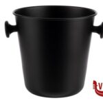 glacette/secchiello ghiaccio SECCHIELLO PORTA BOTTIGLIE ALLUMINIO NERO CM 21,5-15H.22 LT.5 APS  ASSHEUER POTT GMBH E CO KG