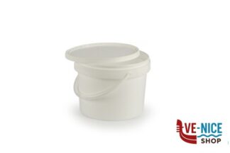 contenitori SECCHIO ALIMENTI CON COPERCHIO POLIPROPILENE LT.11,8 BIANCO ISI FOOD