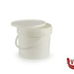 contenitori SECCHIO ALIMENTI CON COPERCHIO POLIPROPILENE LT.16,1 BIANCO ISI FOOD