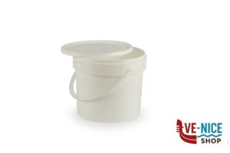 contenitori SECCHIO ALIMENTI CON COPERCHIO POLIPROPILENE LT.16,1 BIANCO ISI FOOD