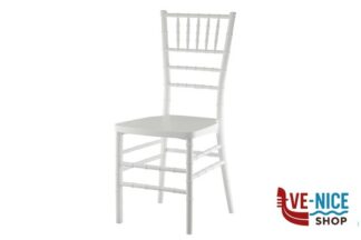 mobili per esterno SEDIA MONOBLOCCO CHIAVARINA BIANCA IN POLIPROPILENE CON BUSTA PROTETTIVA IN TNT IMPORT PROFESSIONAL