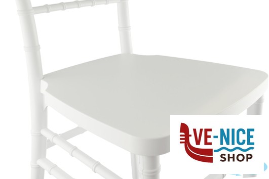 mobili per esterno SEDIA MONOBLOCCO CHIAVARINA BIANCA IN POLIPROPILENE CON BUSTA PROTETTIVA IN TNT IMPORT PROFESSIONAL - immagine 2