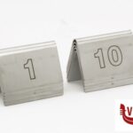 altri SEGNAPOSTO ACCIAIO INOX-CONFEZIONE NUMERI INCISO A LASER DA 1 A 10 CM 6,5X3,5 H4    31N1-10 CERUTTI INOX SRL UNINOMINALE