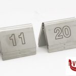 altri SEGNAPOSTO ACCIAIO INOX-CONFEZIONE NUMERI INCISO A LASER DA 11 A 20 CM 6,5X3,5 H4    31N11-20 CERUTTI INOX SRL UNINOMINALE