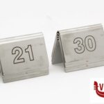 altri SEGNAPOSTO ACCIAIO INOX-CONFEZIONE NUMERI INCISO A LASER DA 21 A 30 CM 6,5X3,5 H4    31N21-30 CERUTTI INOX SRL UNINOMINALE