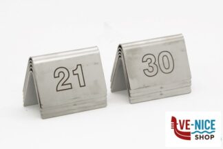 altri SEGNAPOSTO ACCIAIO INOX-CONFEZIONE NUMERI INCISO A LASER DA 21 A 30 CM 6,5X3,5 H4 31N21-30 CERUTTI INOX SRL UNINOMINALE