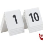 segnaletiche SEGNAPOSTO-CONFEZIONE NUMERI DA 1 A 10 TN-1-10-WT SECURIT