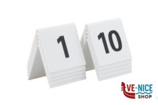 segnaletiche SEGNAPOSTO-CONFEZIONE NUMERI DA 1 A 10 TN-1-10-WT SECURIT