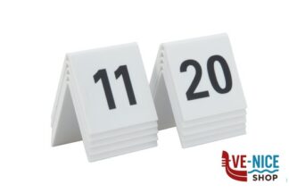 segnaletiche SEGNAPOSTO-CONFEZIONE NUMERI DA 11 A 20 TN-11-20-WT SECURIT