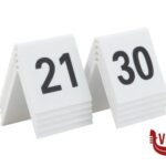 segnaletiche SEGNAPOSTO-CONFEZIONE NUMERI DA 21 A 30 TN-21-30-WT SECURIT